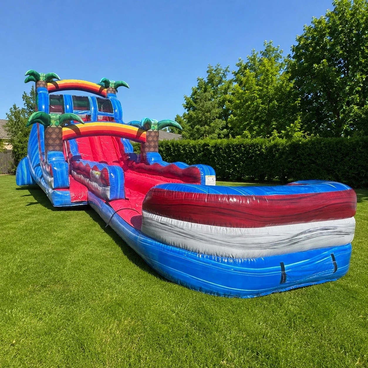 20' Baja Splash Dual Extended Lane Water Slide
