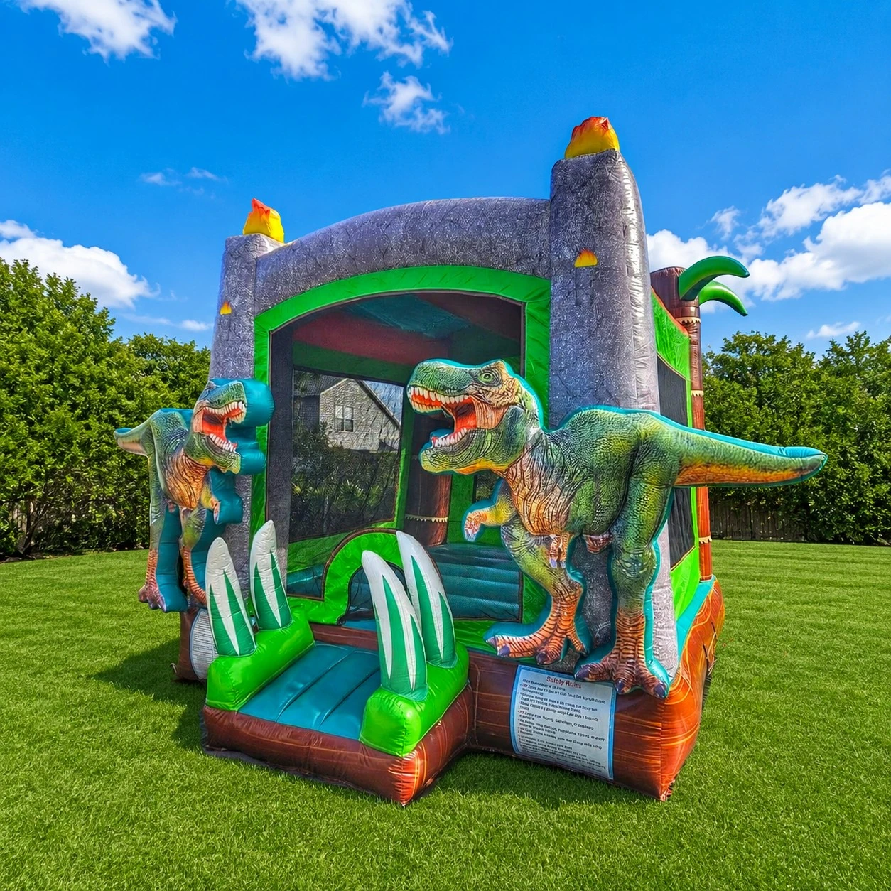 Dinosaur Raptor Bounce House